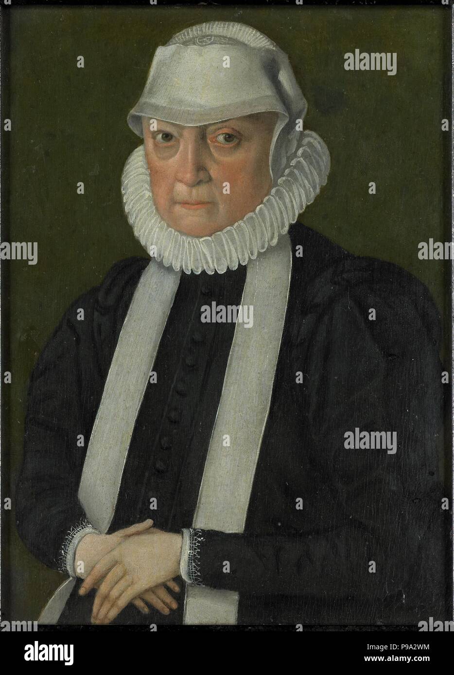 Portrait von Anna Jagiellonen- (1523-1596), Königin von Polen. Museum: Rijksmuseum, Amsterdam. Stockfoto