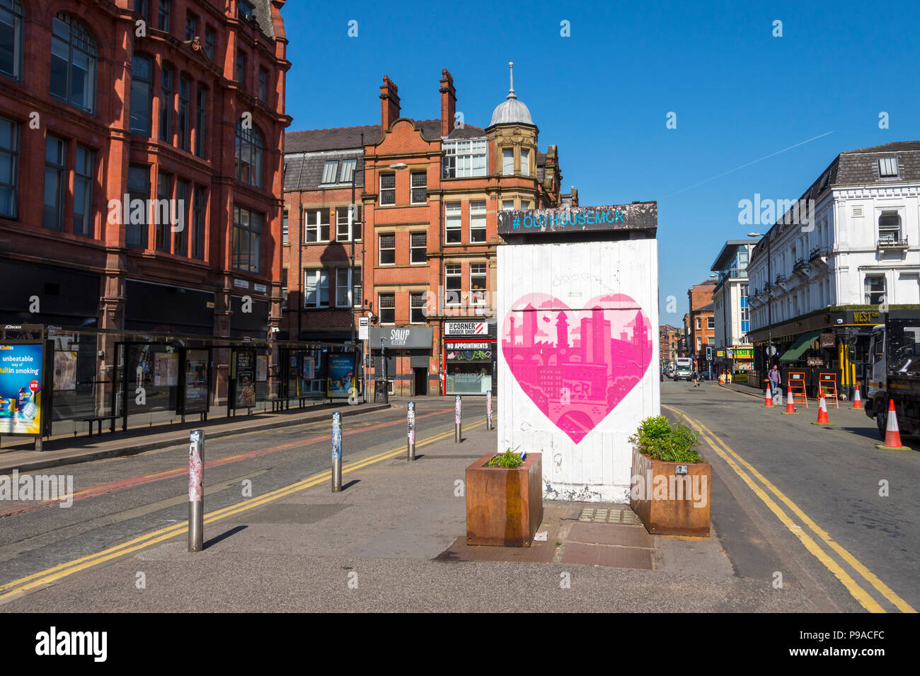 Stevenson Square, Northern Quarter, Manchester, England, Großbritannien Stockfoto