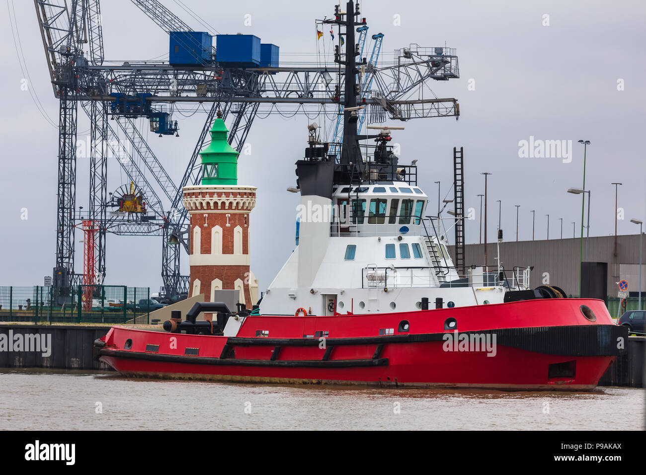 Bremerhaven Stadt in Deutschland Stockfoto