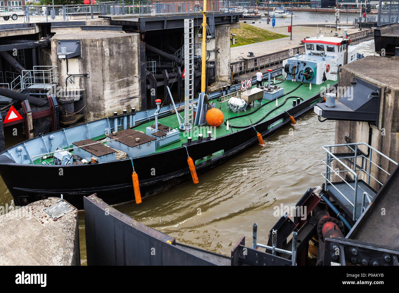 Bremerhaven Stadt in Deutschland Stockfoto