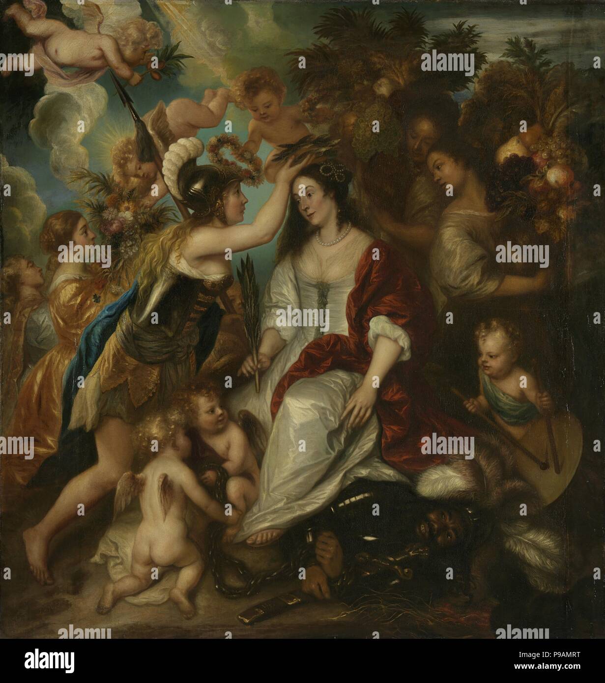 Allegorie des Friedens. Museum: Rijksmuseum, Amsterdam. Stockfoto