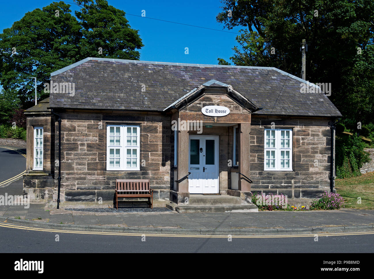 Altes Zollhaus, Berwick-upon-Tweed, Northumberland, England Großbritannien Stockfoto