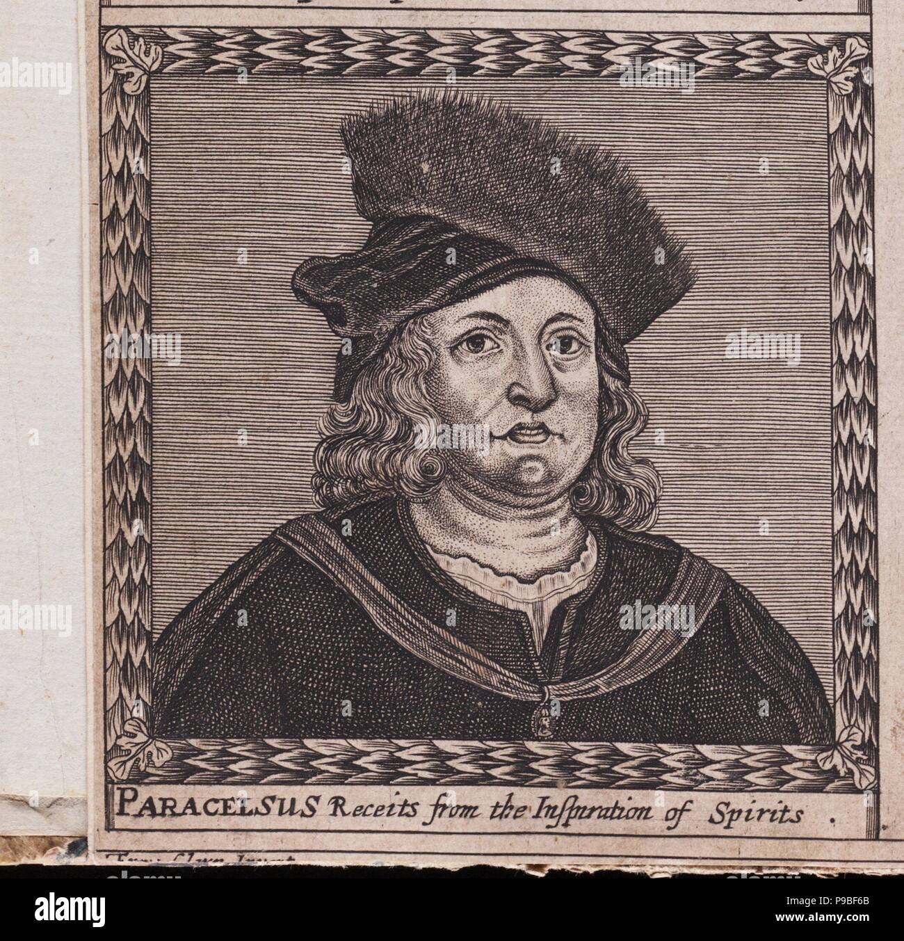 Paracelsus (aus: Die Reihenfolge der Inspirati). Museum: private Sammlung. Stockfoto