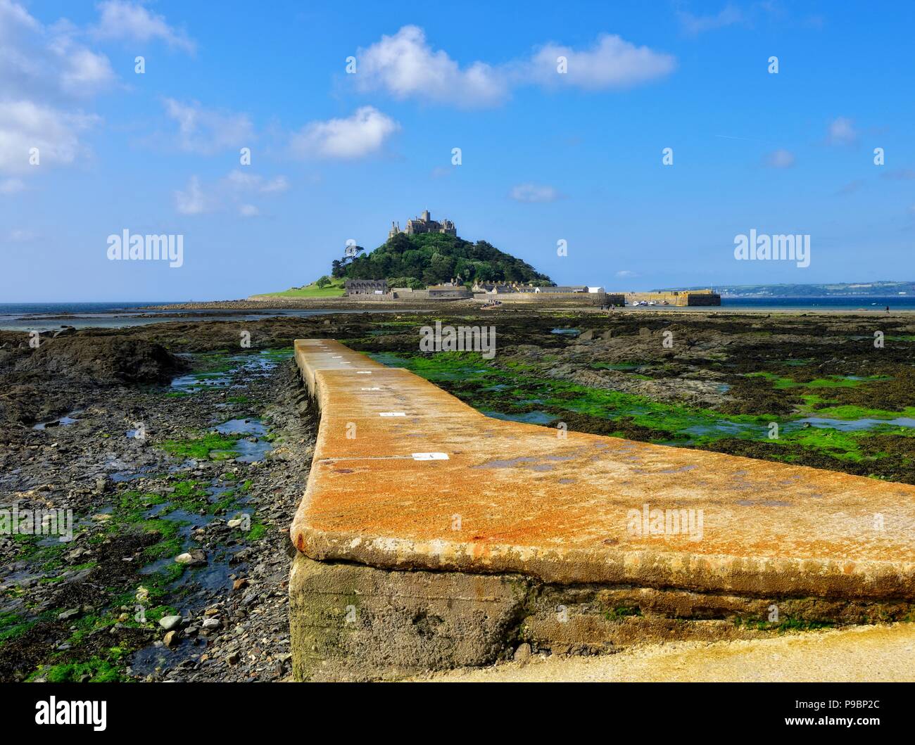 St Michael's Mount, Karrek Loos yn Koos, Marazion, Cornwall, England, Großbritannien Stockfoto