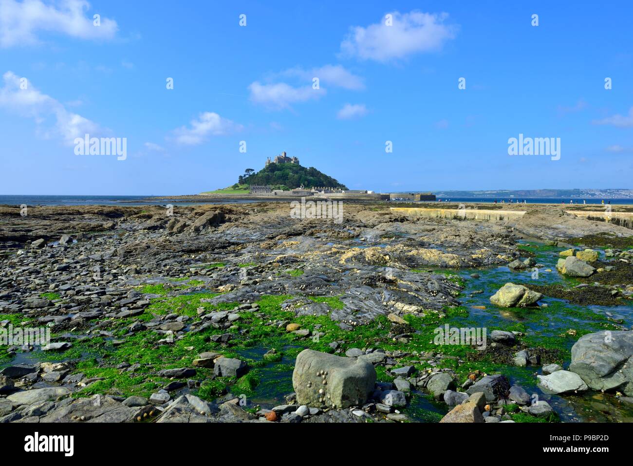 St Michael's Mount, Karrek Loos yn Koos, Marazion, Cornwall, England, Großbritannien Stockfoto