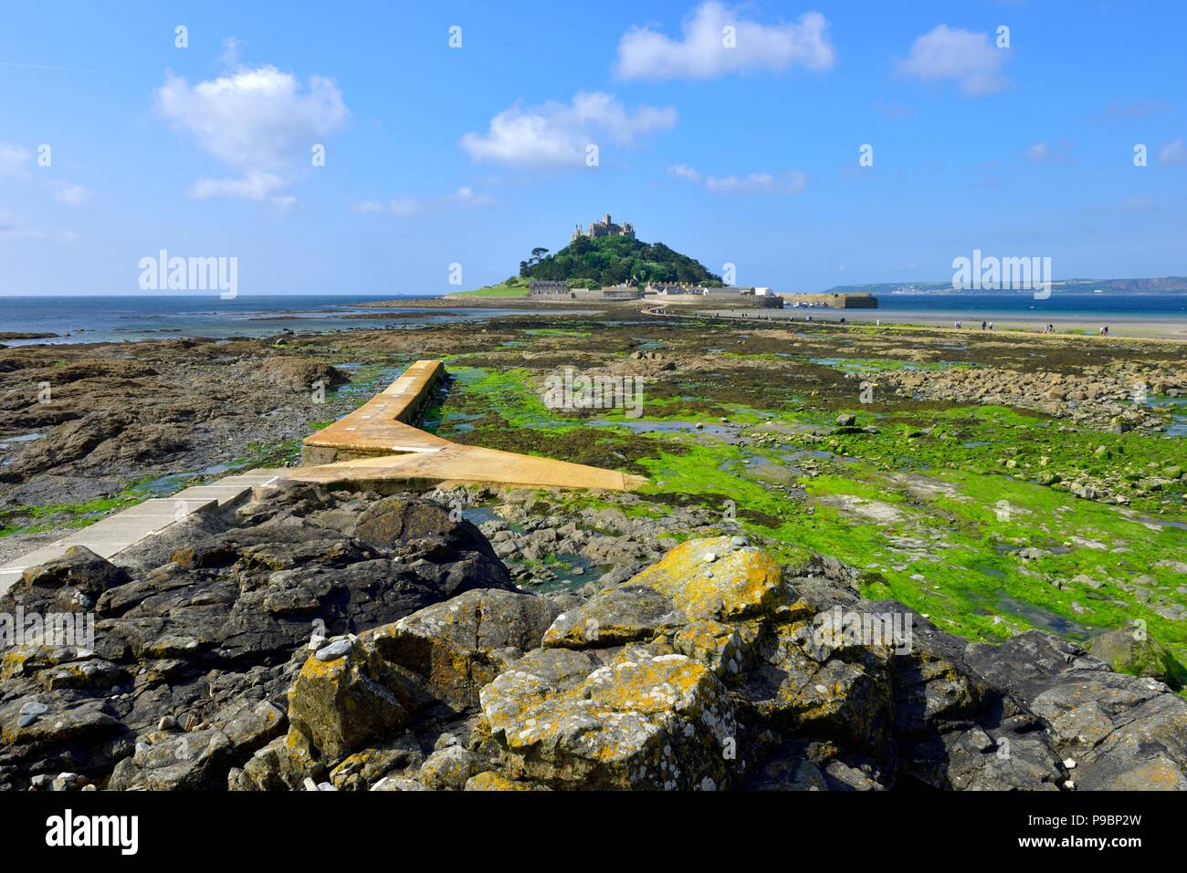 St Michael's Mount, Karrek Loos yn Koos, Marazion, Cornwall, England, Großbritannien Stockfoto