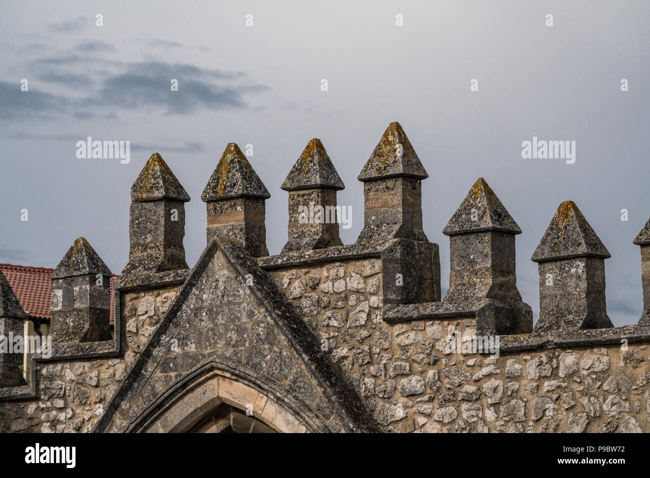 Kloster der königlichen Exerzitien (Monasterio de Las Huelgas Reales) in Burgos, Kastilien und Leon, Spanien Stockfoto