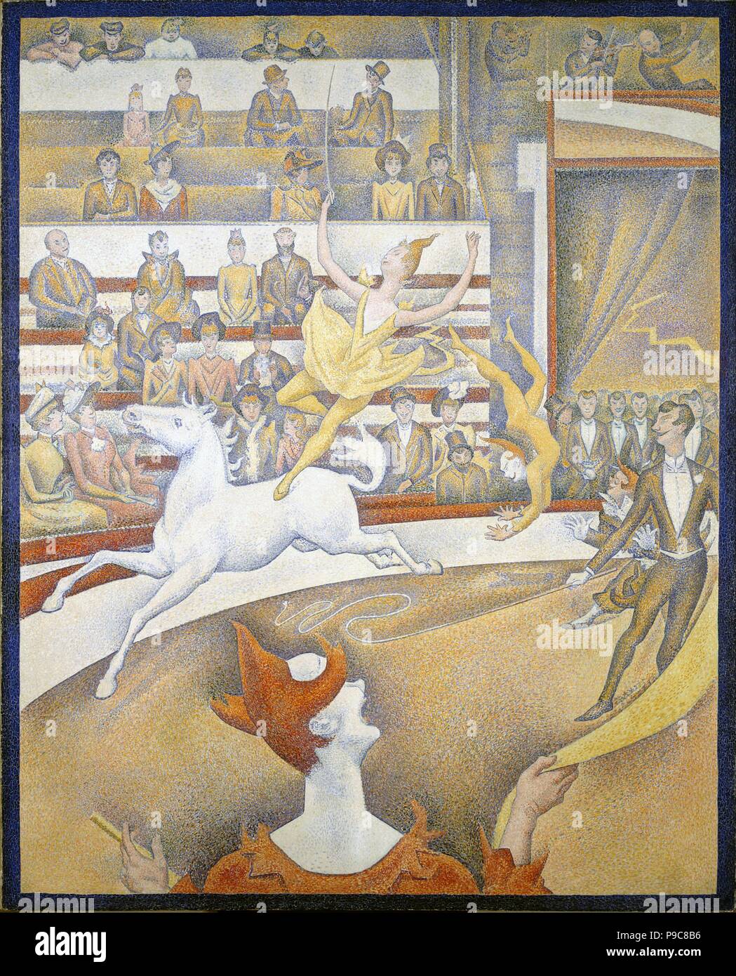 Zirkus. Museum: Musée d'Orsay, Paris. Stockfoto