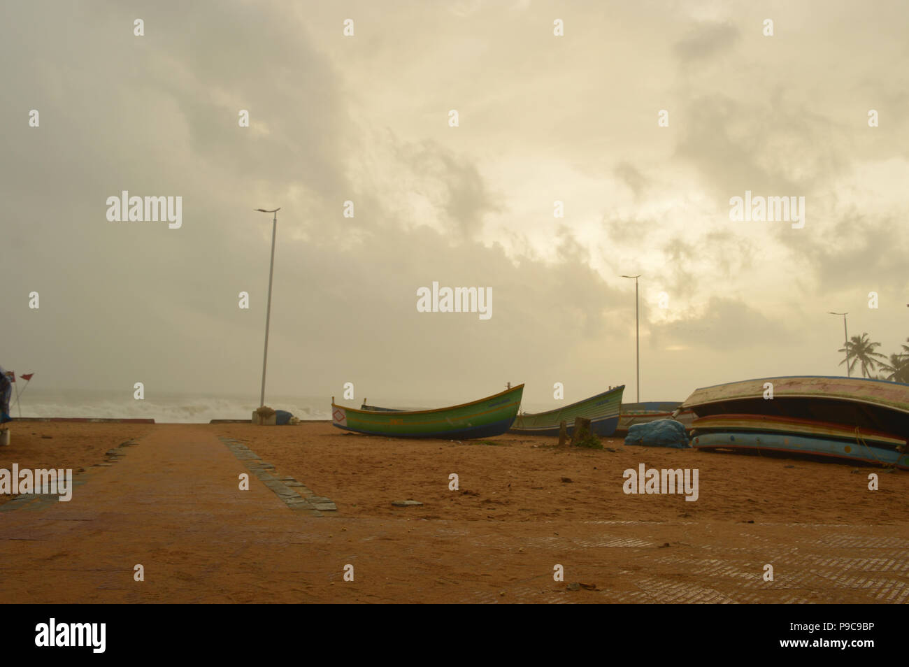 Klimatische Wetterveränderung in Kerala Stockfoto