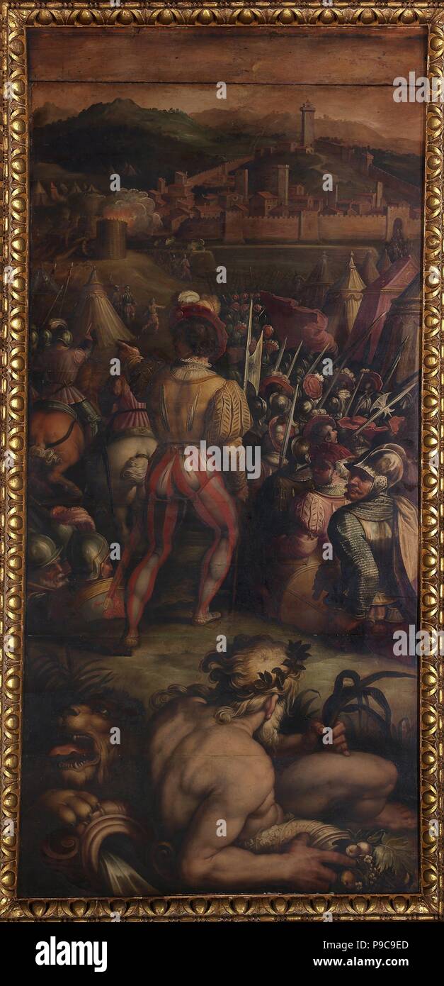 Erfassung von San Baronto. Museum: Palazzo Vecchio, Florenz. Stockfoto
