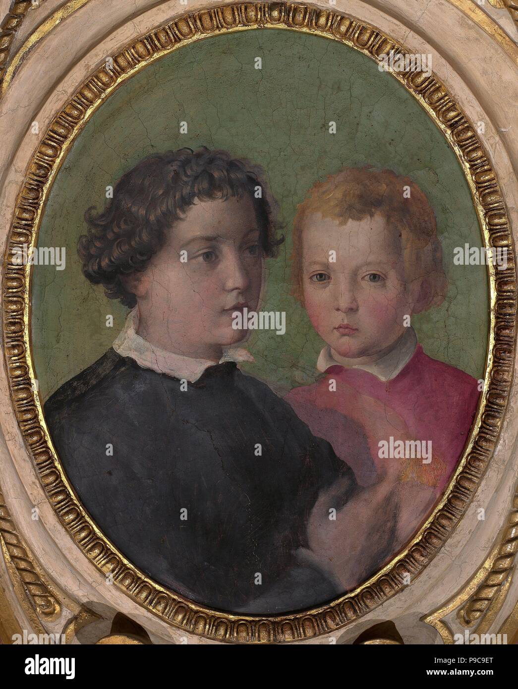 Giovanni und Garzia de' Medici. Museum: Palazzo Vecchio, Florenz. Stockfoto