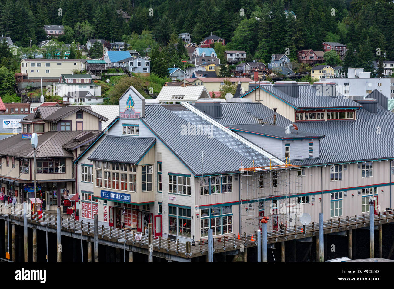 Ketchikan, Alaska, USA, Donnerstag, 24. Mai 2018. Stockfoto