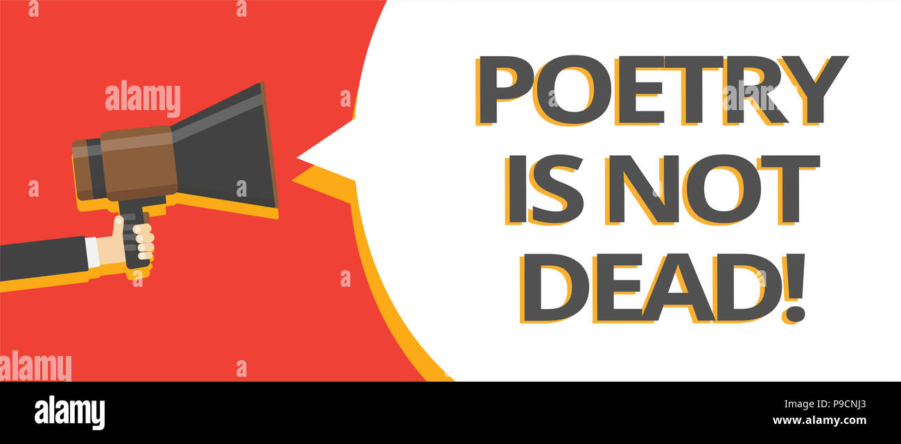 Wort schreiben Text Poesie ist nicht tot. Business Konzept für ästhetische und rhythmisches Schreiben ist immer noch lebendig und modern mehrere Zeilen Text geben und mich Stockfoto Wort schreiben Text Poesie ist nicht tot. Business Konzept für ästhetische und rhythmisches Schreiben ist immer noch lebendig und modern mehrere Zeilen Text geben und mich Stockfoto