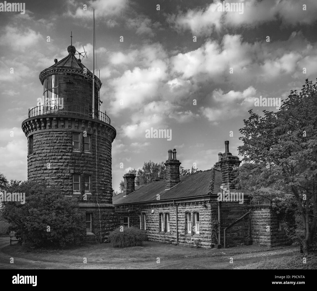 Bidston Leuchtturm auf dem Wirral Stockfoto