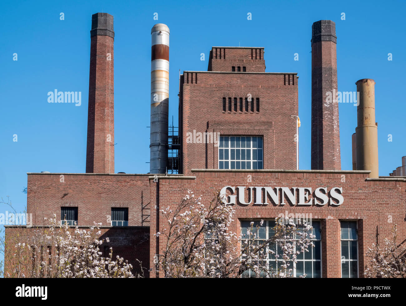 Teil der Guinness Brauerei Gebäude, Dublin, Irland, Europa Stockfoto