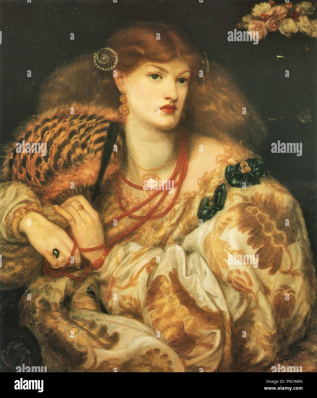 Dante Gabriel Rossetti: Monna Vanna Stockfoto