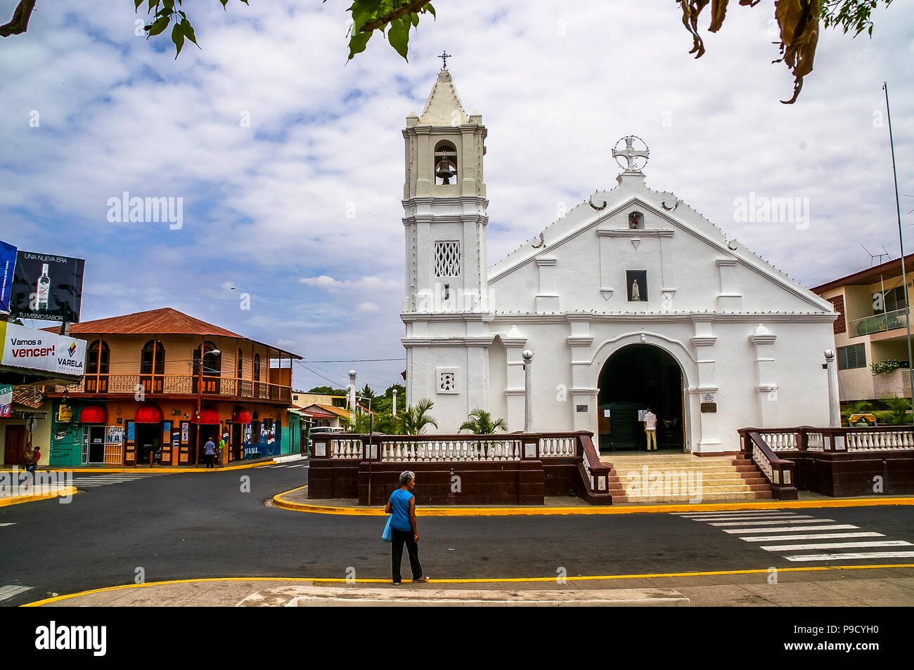 Kirche Santa Librada Las Tablas Panama Stockfoto