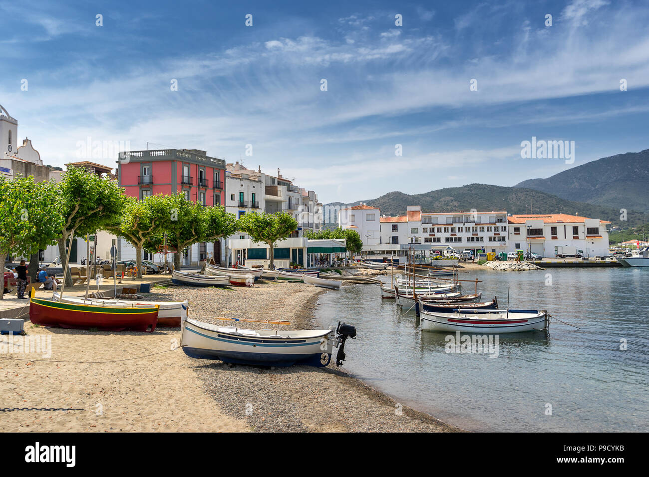 Port de Selva am Kap Creus Costa Brava Stockfoto