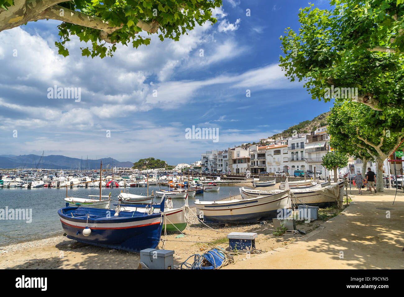 Port de Selva am Kap Creus Costa Brava Stockfoto