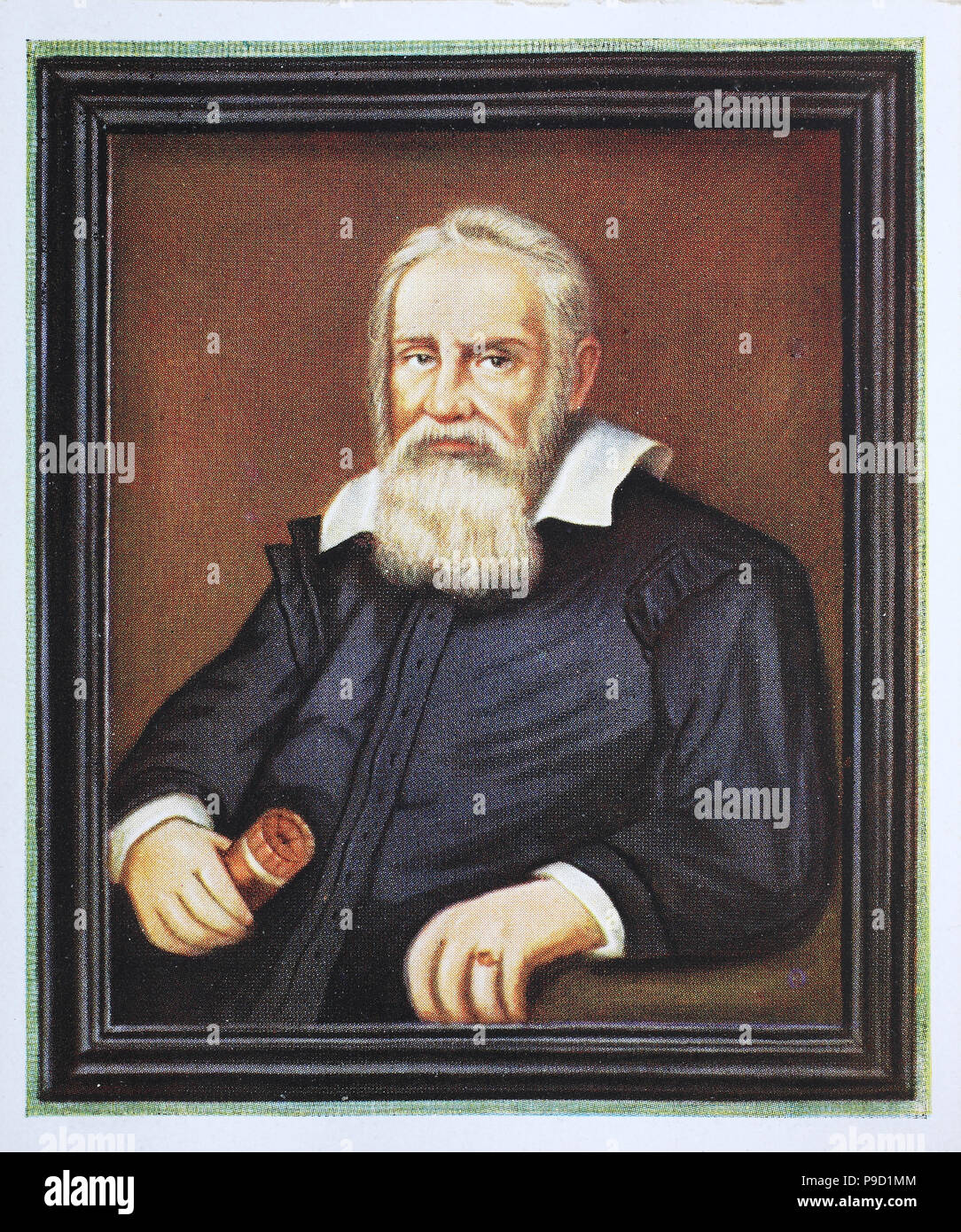 Galileo Galilei; vom 15. Februar 1564[3] â € "8. Januar 1642 war ein italienischer Universalgelehrten, digital verbesserte Reproduktion einer Vorlage drucken aus dem Jahr 1900 Stockfoto