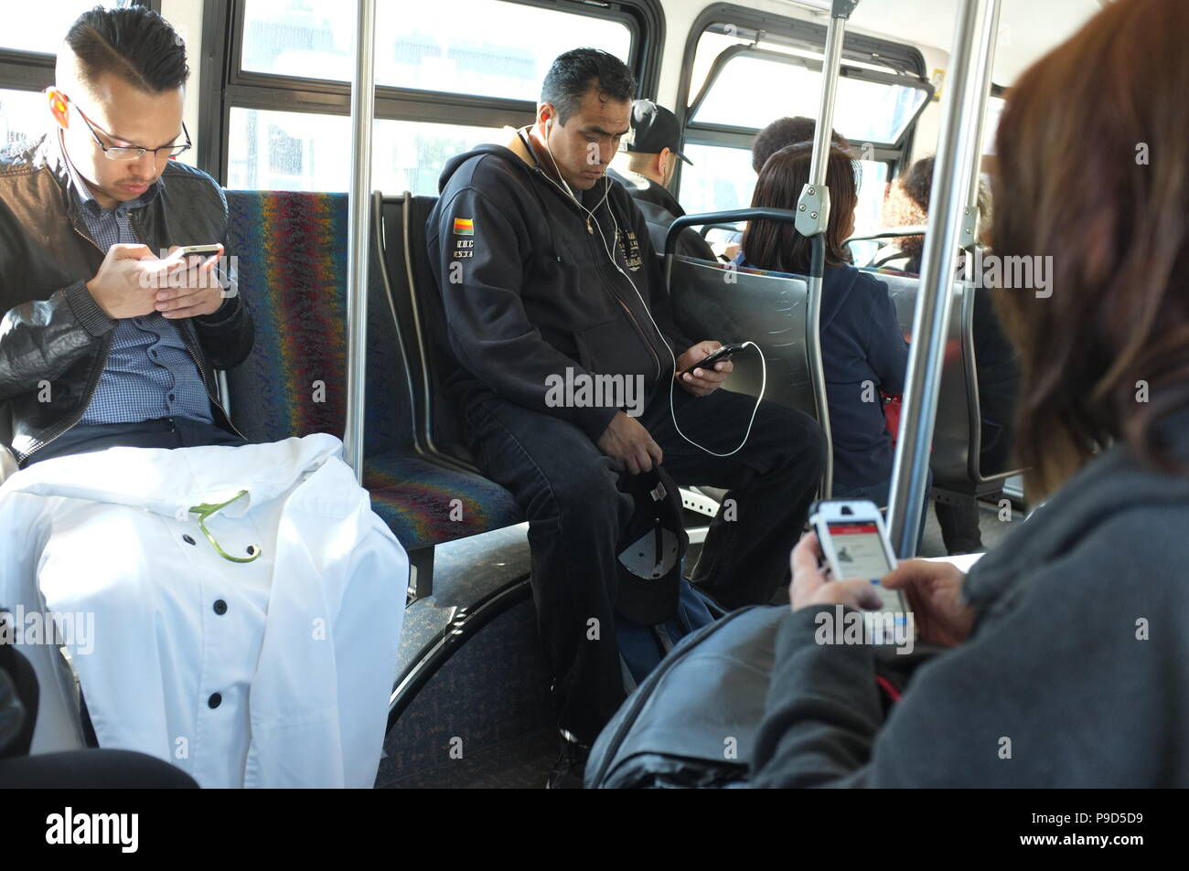 Los Angeles, USA - 29. Juli: Nicht identifizierte zufällige Menschen in den Straßen der Innenstadt von Los Angeles, CA am 29. Juli 2018. Stockfoto