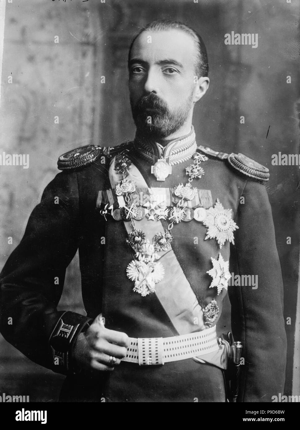 Großherzog Michael Alexandrowitsch von Russland (1878-1918). Museum: Staatliches Historisches Museum, Moskau. Stockfoto