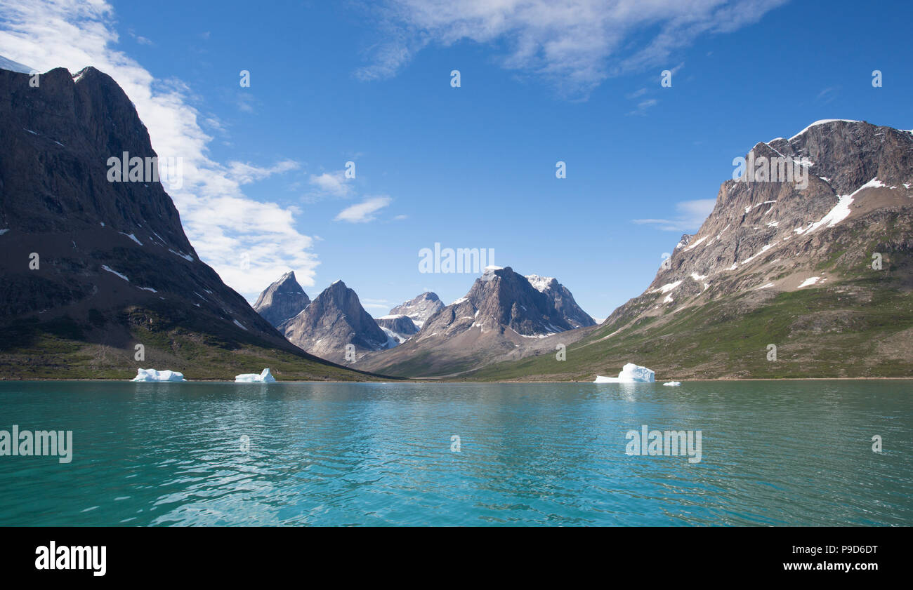 Skjoldungen Fjord, Grönland Stockfoto