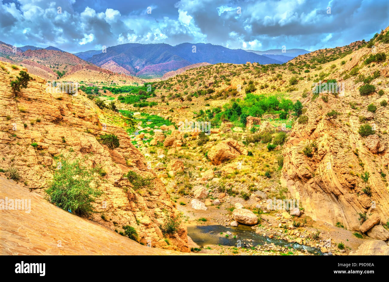 Landschaften von Batna in der Provinz in Algerien Stockfoto