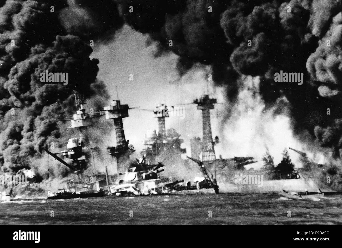 Pearl Harbor am 7. Dezember 1941. Museum: private Sammlung. Stockfoto