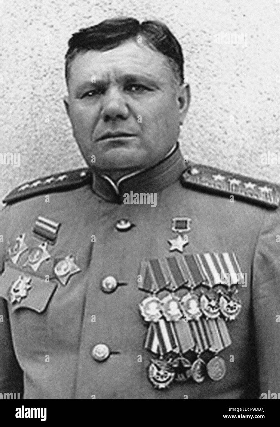 Andrei Iwanowitsch Yeryomenko (1892-1970). Museum: Staatliche Zentrale Museum für moderne Geschichte Russlands, Moskau. Stockfoto