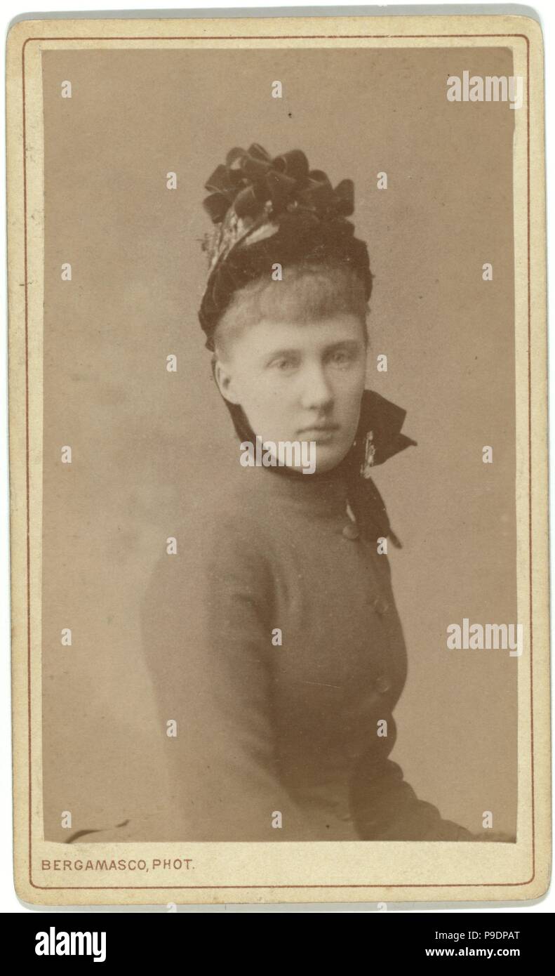 Prinzessin von Hessen bei Rhein, die Großherzogin Elisabeth Fyodorovna von Russland (1864-1918). Museum: private Sammlung. Stockfoto
