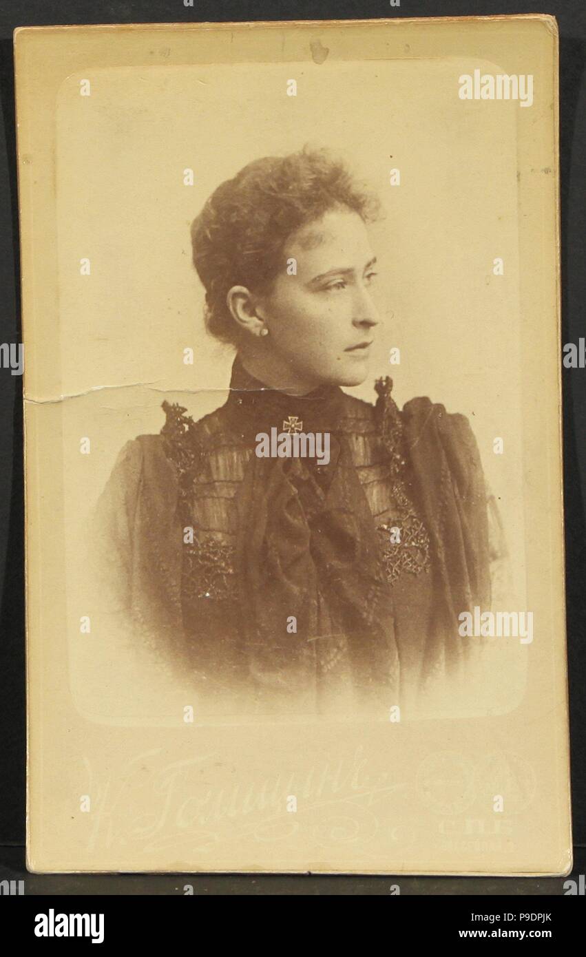 Prinzessin von Hessen bei Rhein, die Großherzogin Elisabeth Fyodorovna Russlands. Museum: private Sammlung. Stockfoto
