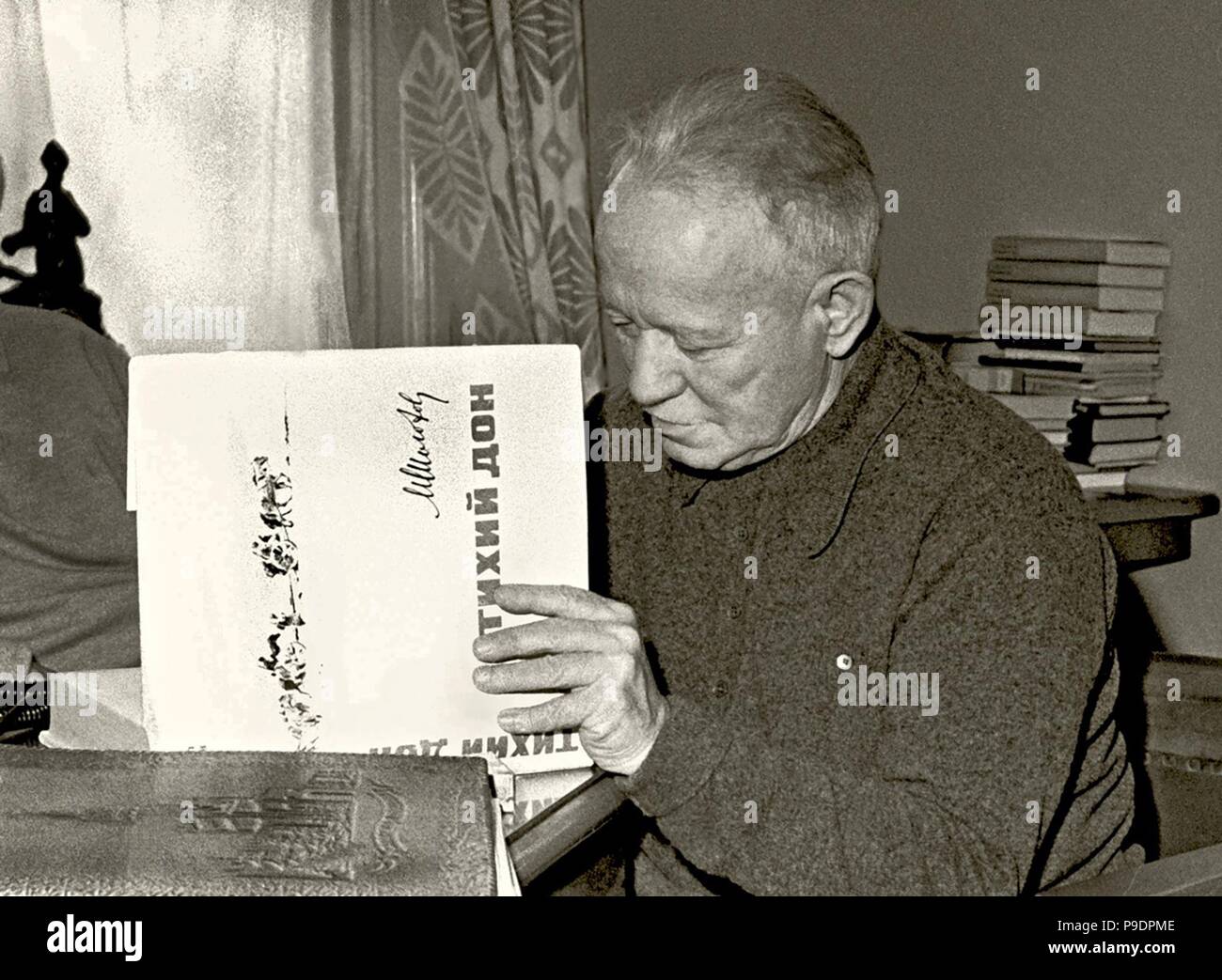 Der Schriftsteller Michail Bogachev (1905-1984). Museum: Russian State Library, Moskau. Stockfoto