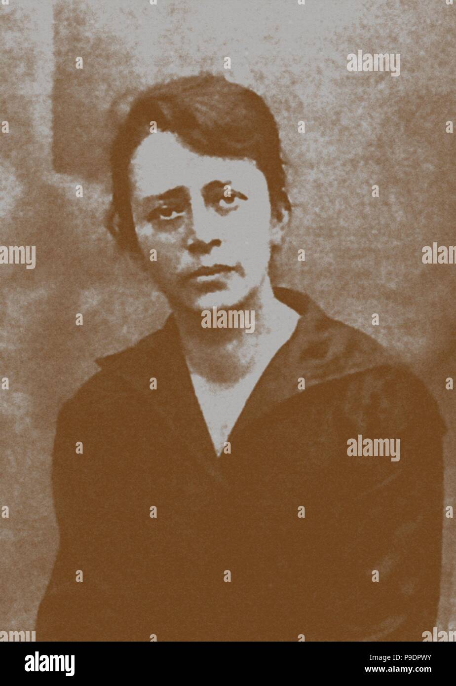 Sophia Yakovlevna Parnok (1885-1933), Koktebel. Museum: private Sammlung. Stockfoto