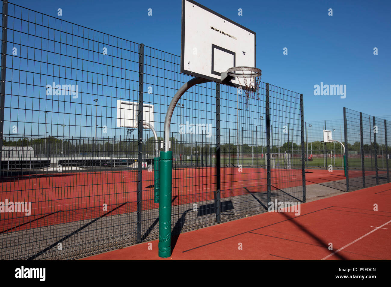 Basketball, Street Court Stockfoto