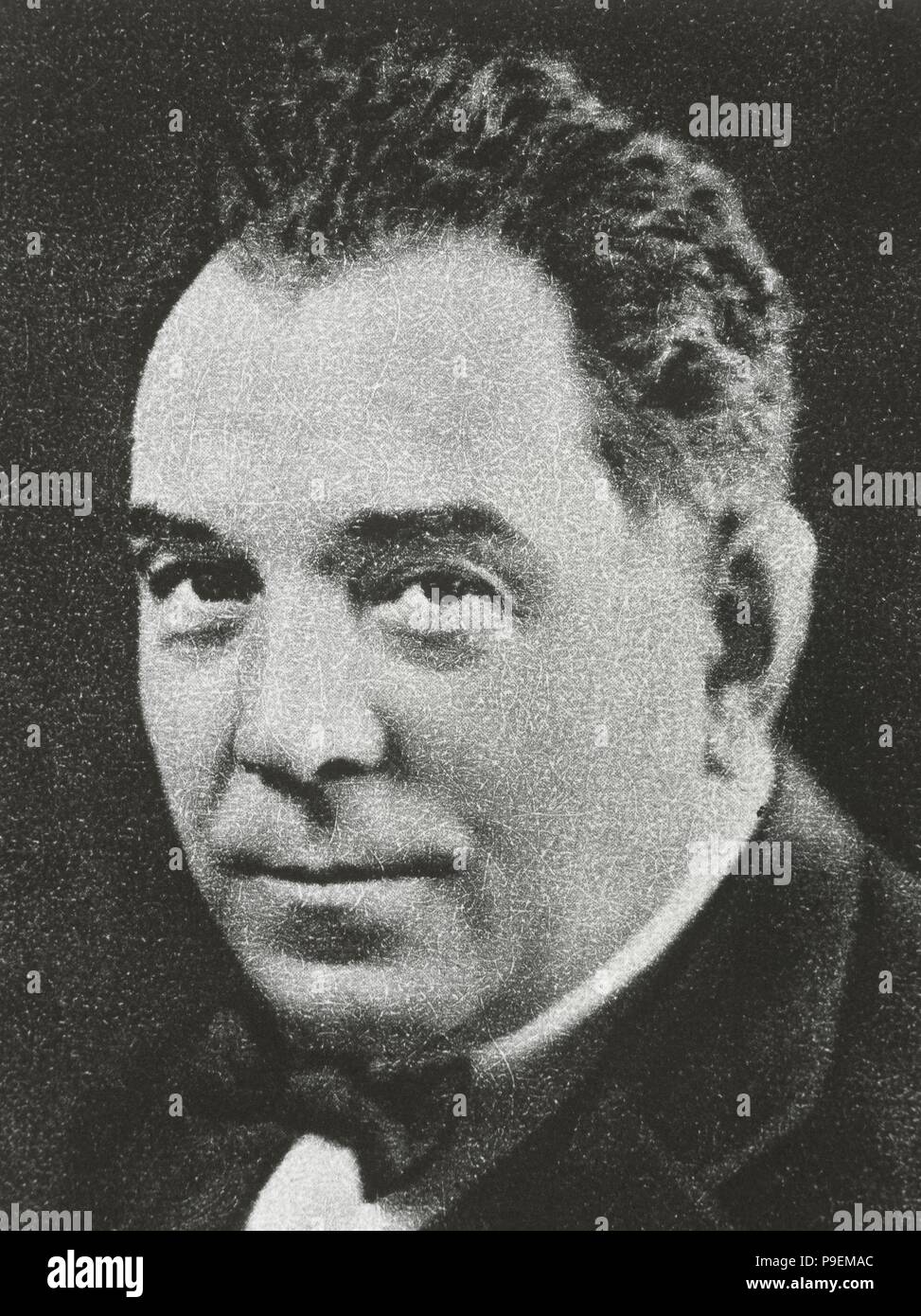 Amadeo Vives (1871-1932). Katalanische Komponist. Porträt. Fotografie. Stockfoto