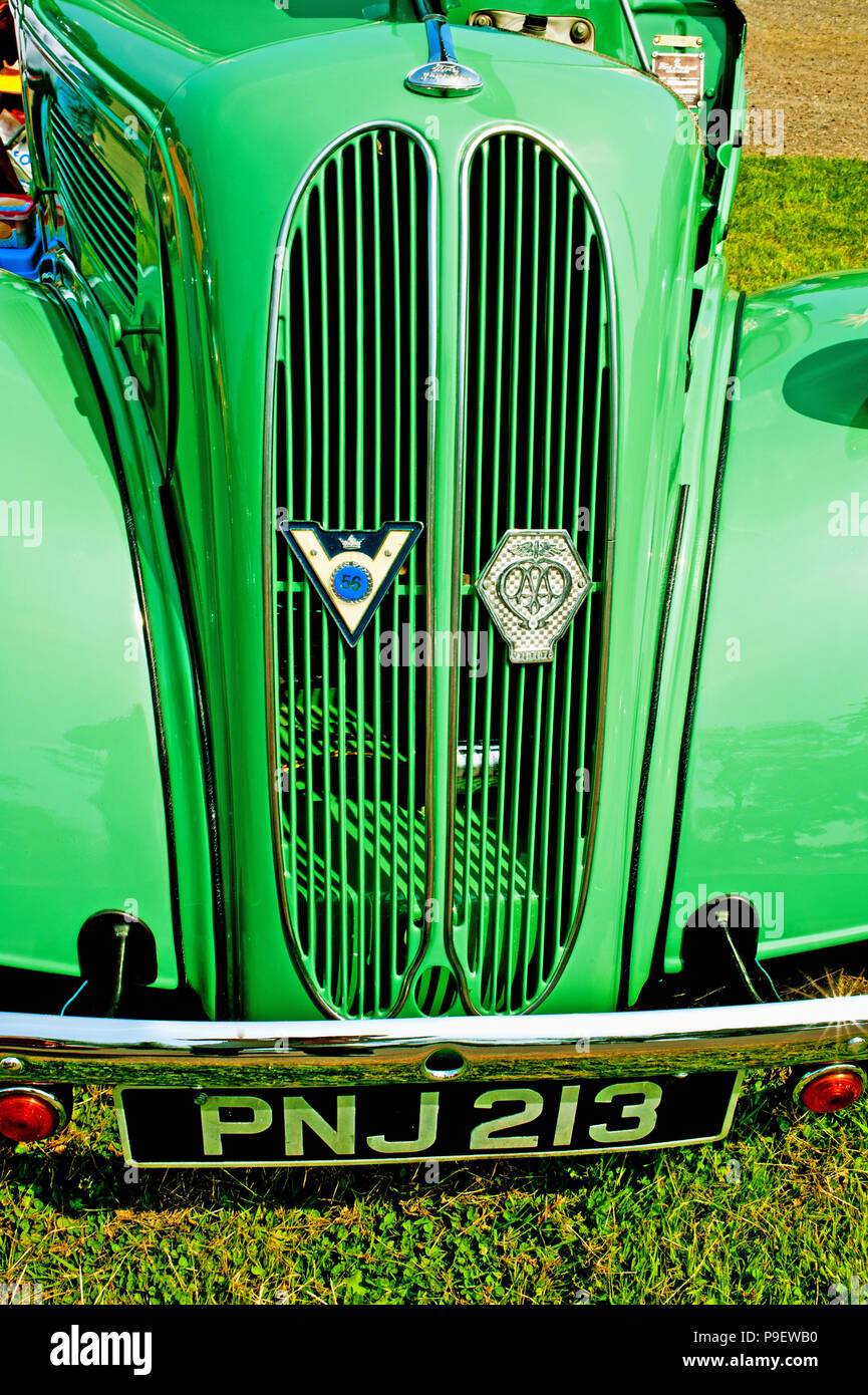 Ford Beliebte, classic car Event an der Wynyard Hall, Stockton on Tees Stockfoto
