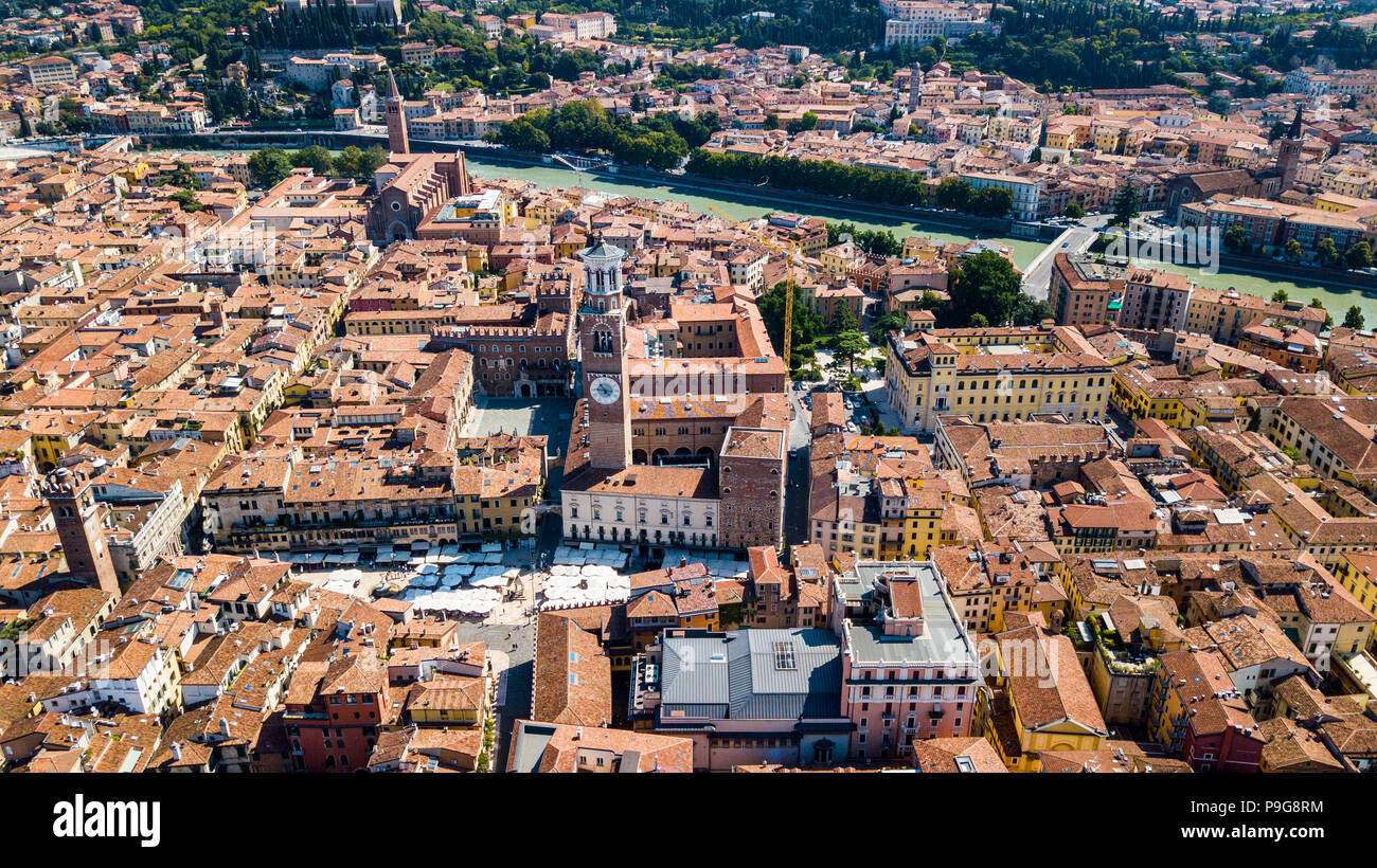 Palazzo della Ragione, Verona, Italien Stockfoto