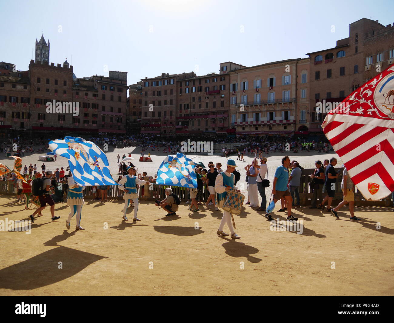 Palio di Siena Stockfoto