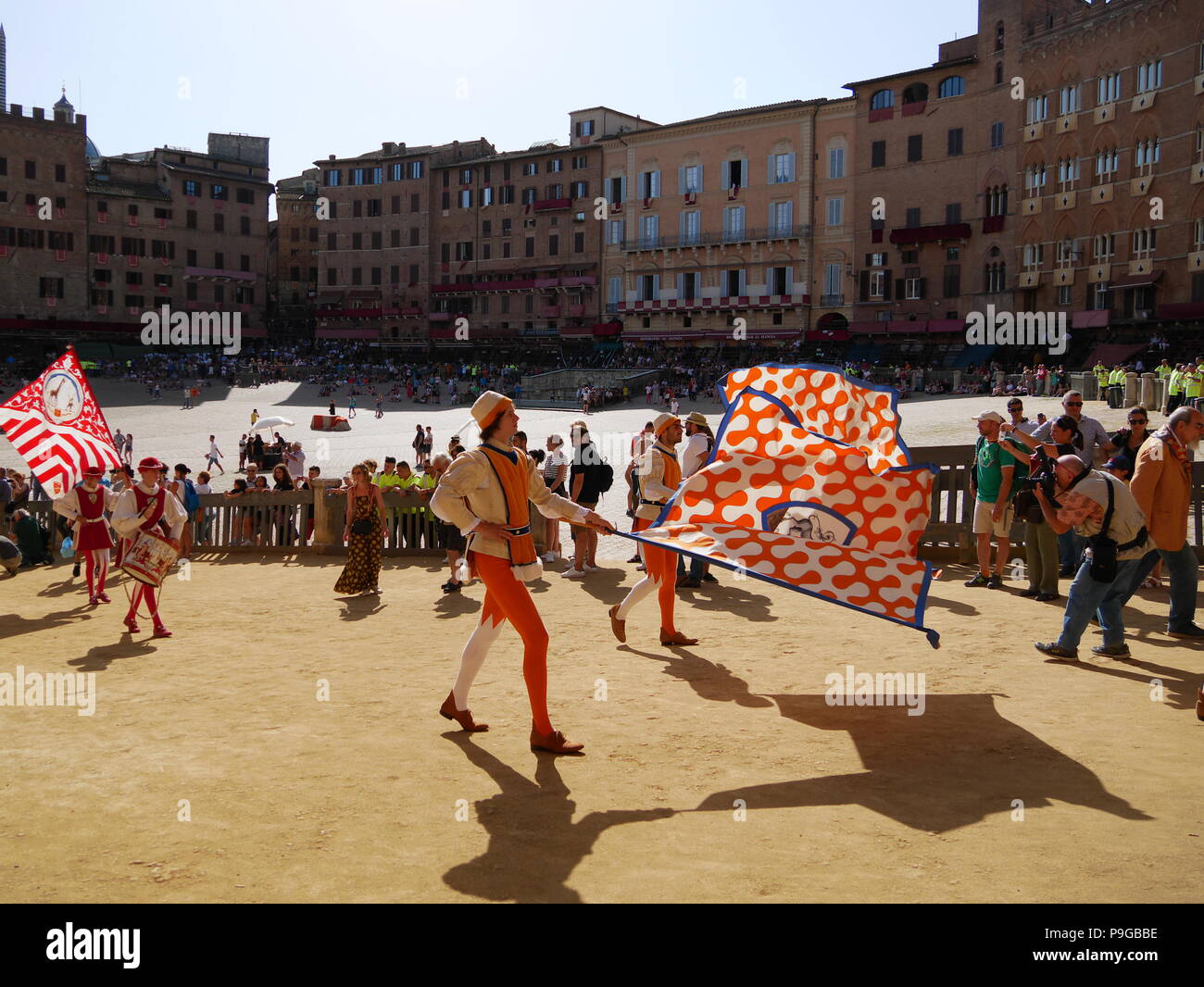 Palio di Siena Stockfoto