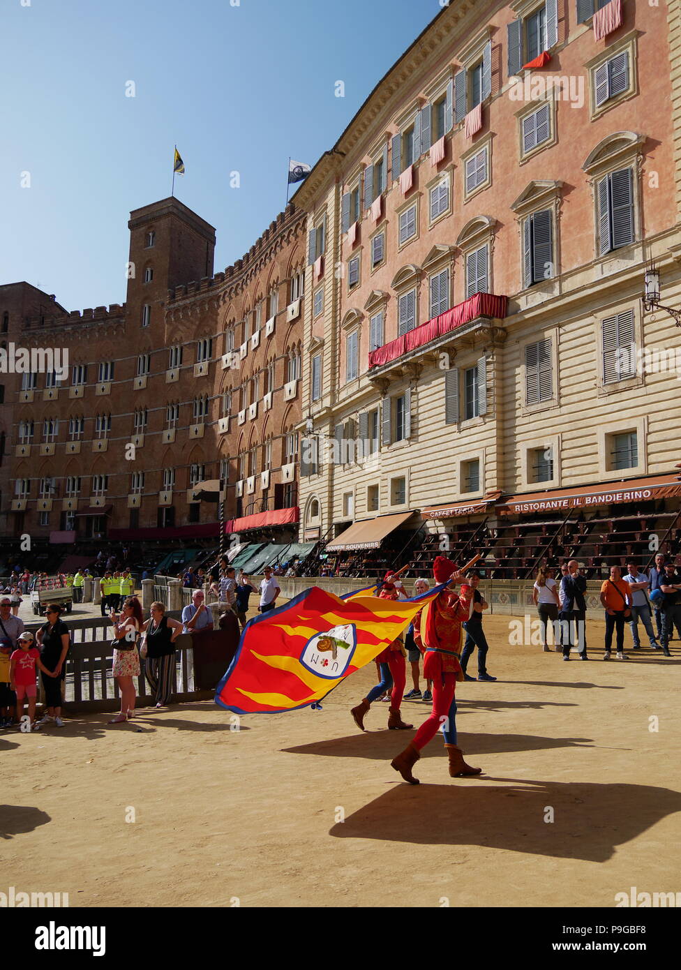 Palio di Siena Stockfoto