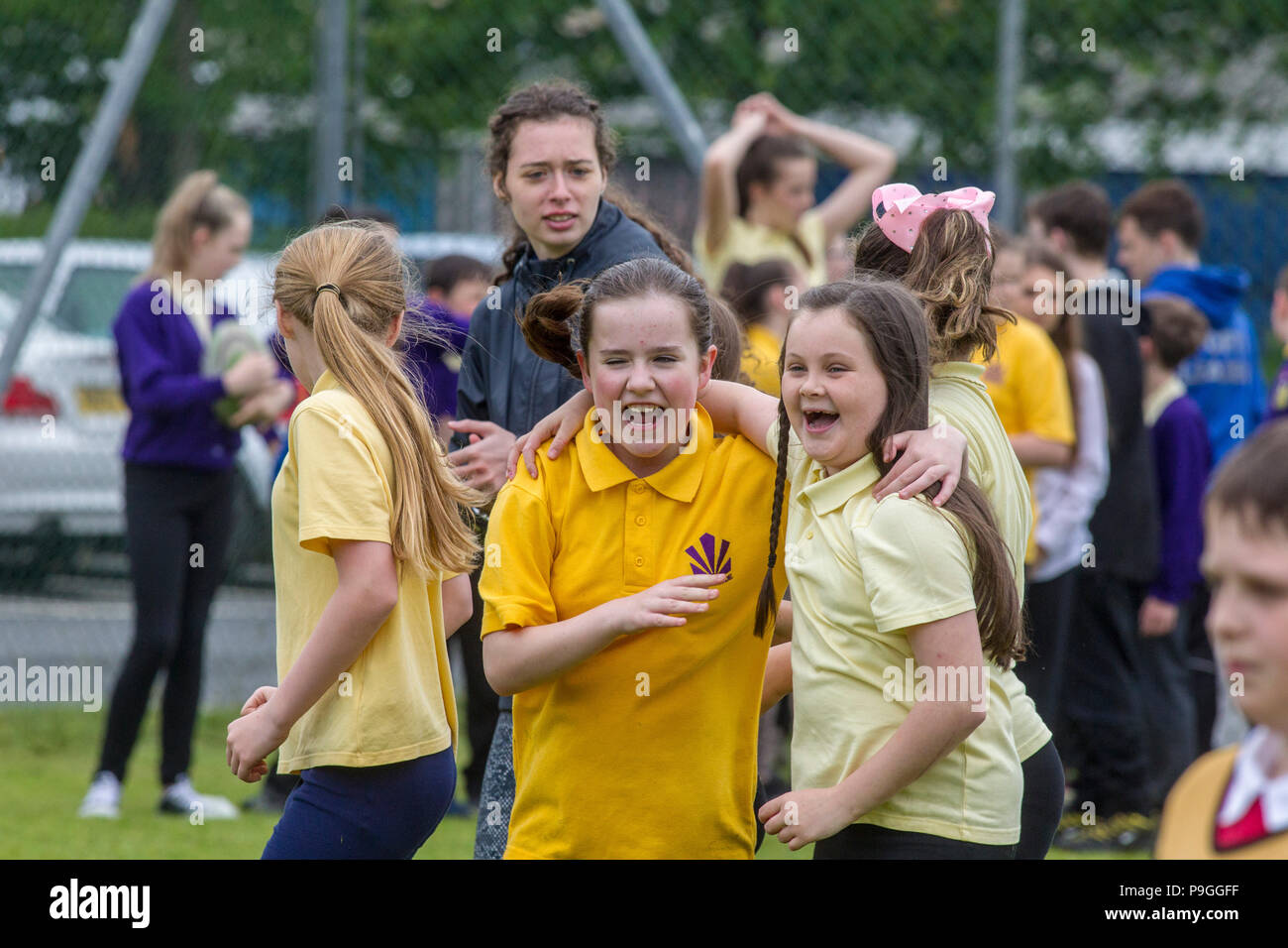 Die Teilnahme an Sport Stockfoto