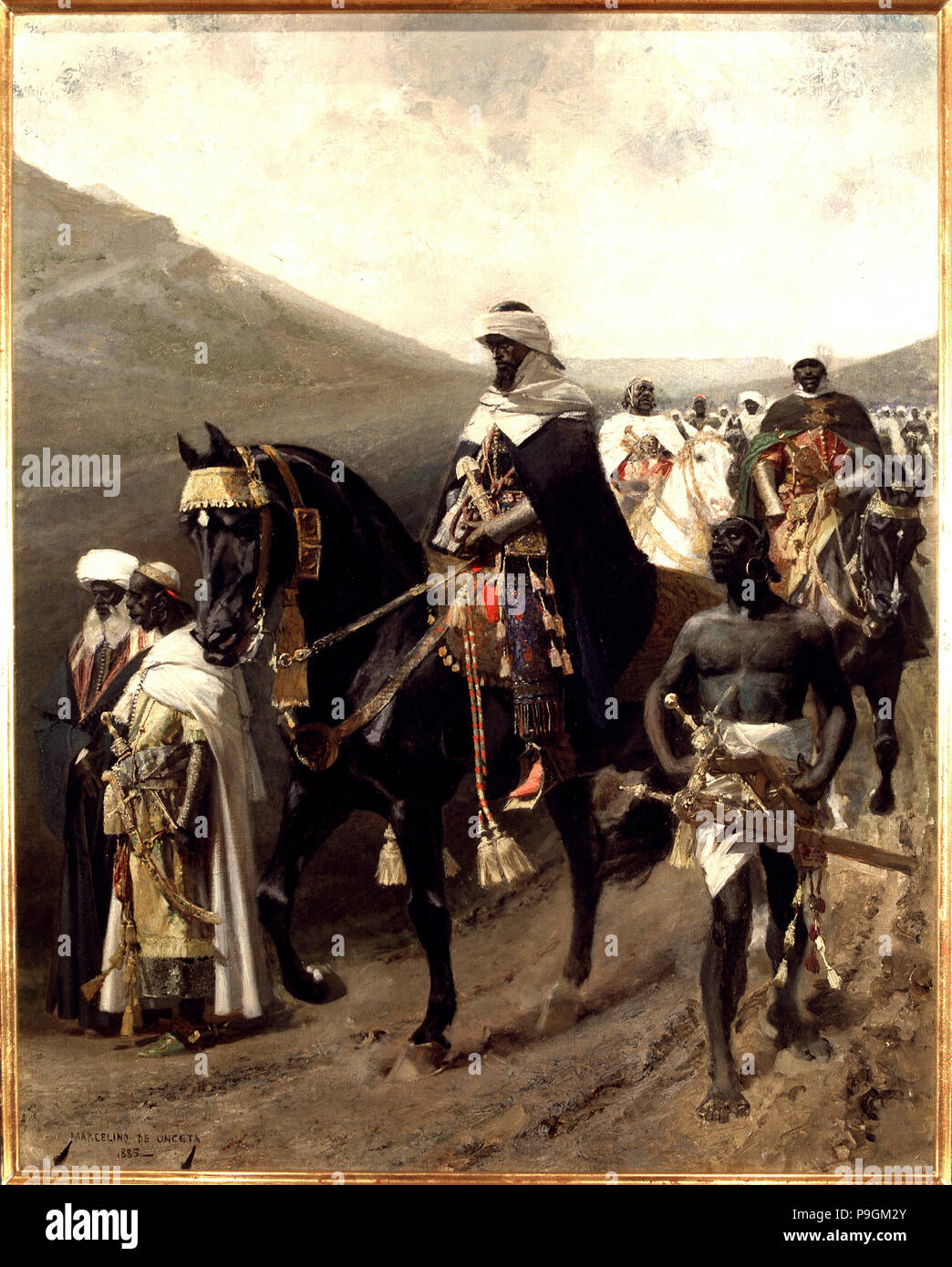 Boabdil, Muhammad XII (1459-1533) letzte König von Granada. Stockfoto