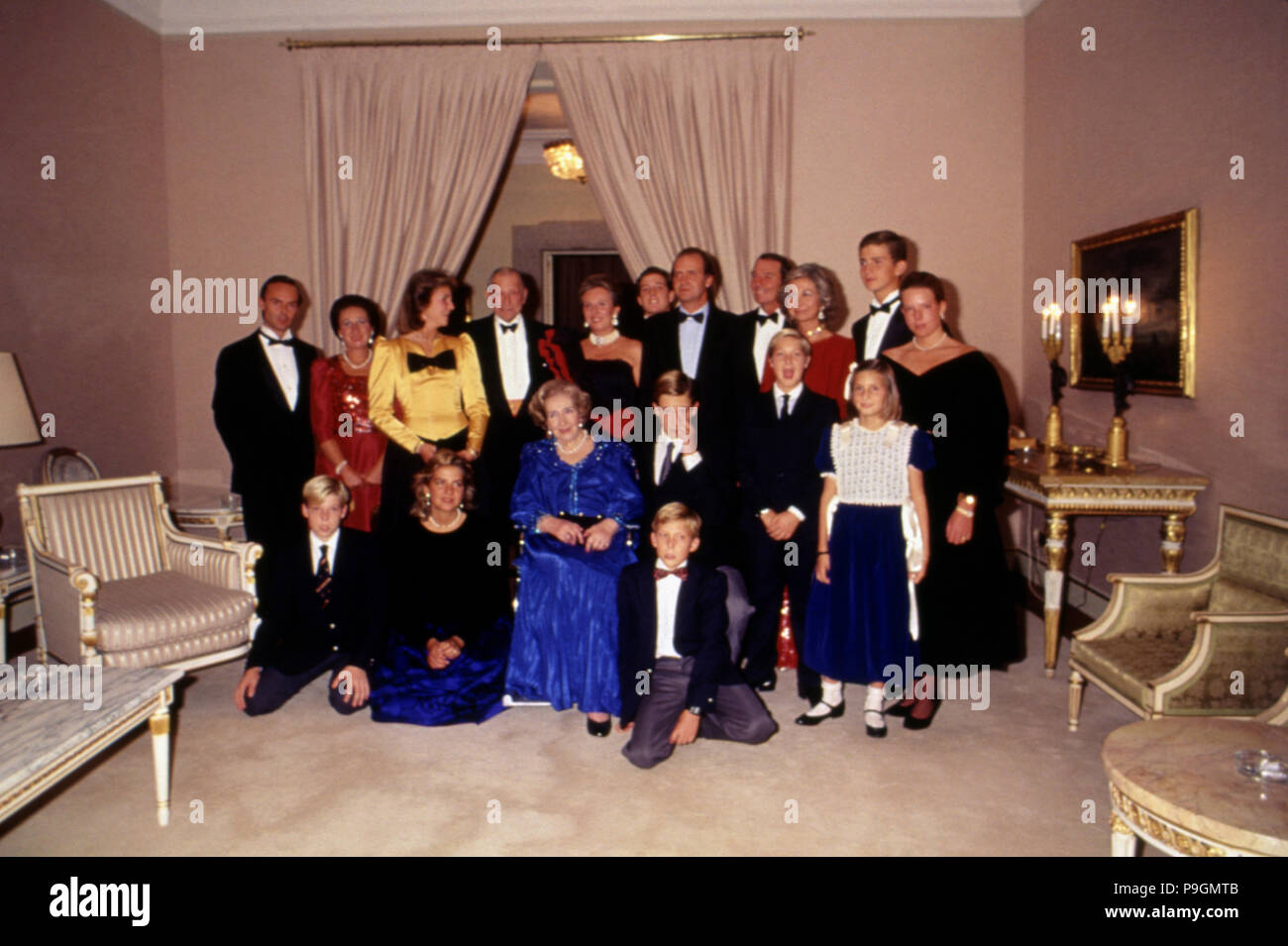 Juan de Borbón y Battenberg (1913 - 1993), Graf von Barcelona,?? und Maria de las Mercedes von Borbón… Stockfoto