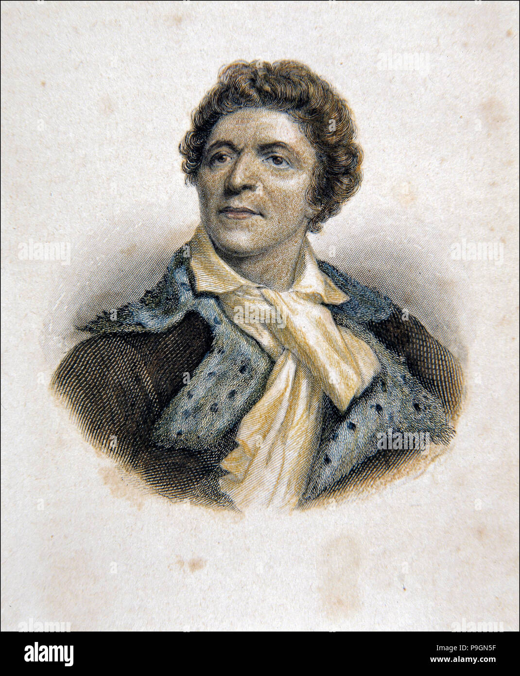 Jean-Paul Marat (1743-1793), französischer Politiker. Stockfoto