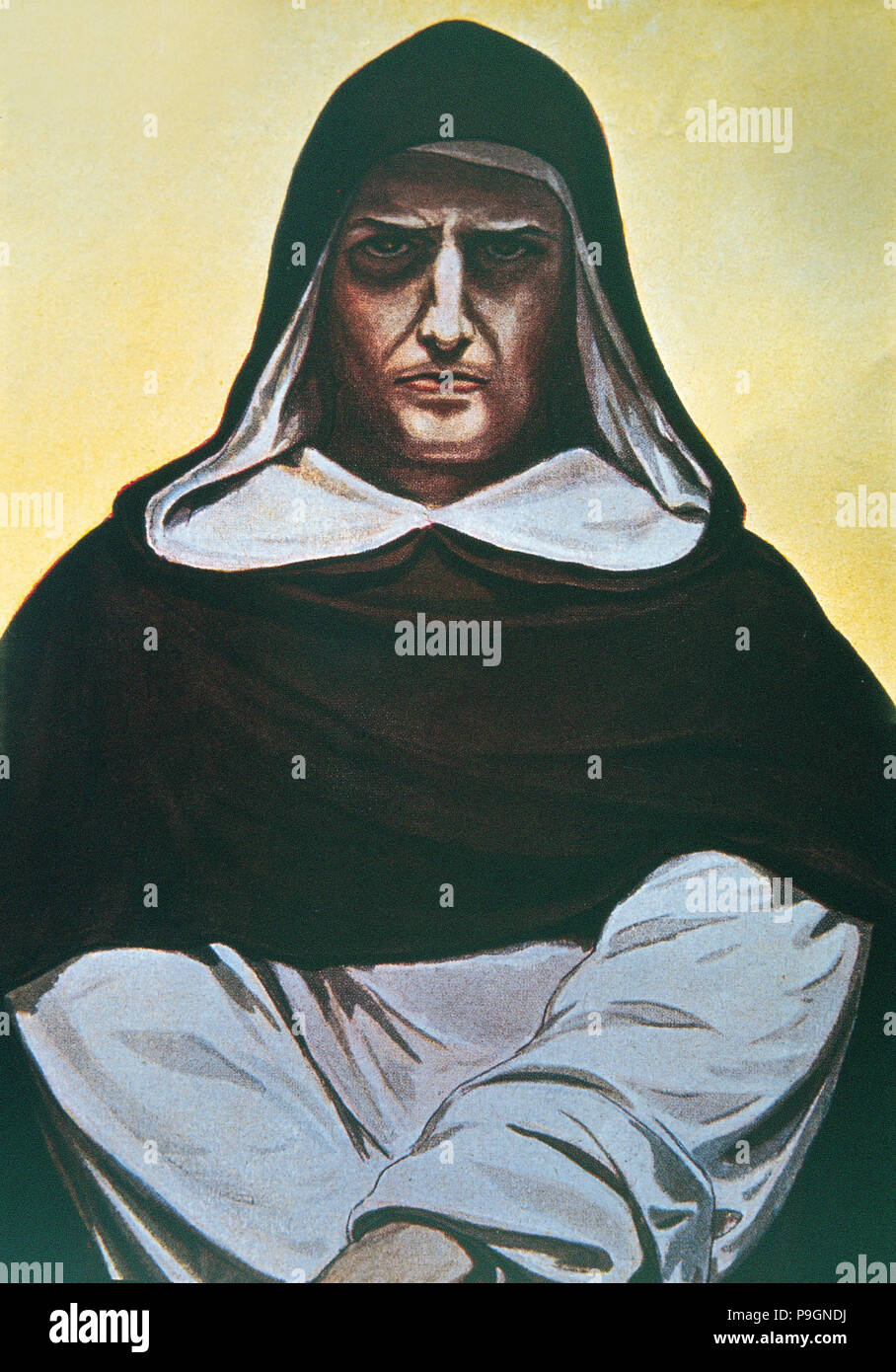 Giordano Bruno (1548-1600), italienischer Philosoph. Stockfoto