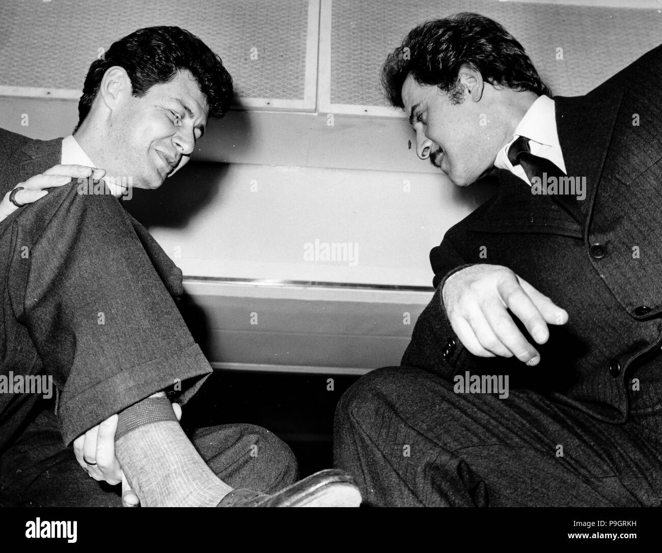 Eddie Fisher, Domenico Modugno, 1961 Stockfoto