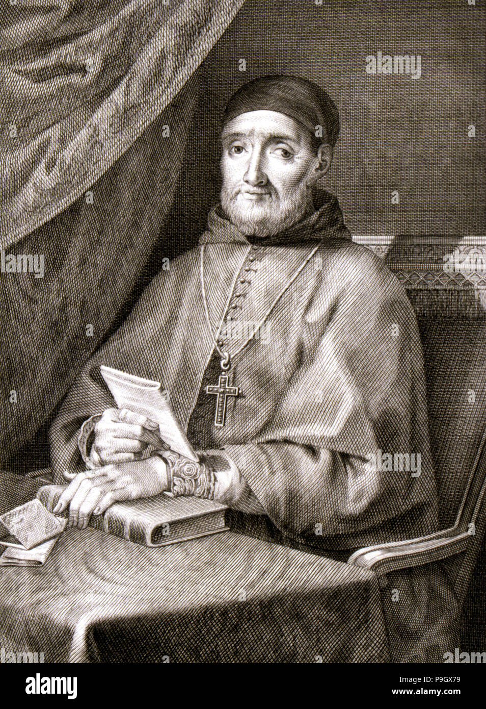 Bartolomé de Carranza (1503-1576), spanischer Geistlicher, in der Sammlung "Illustren aufgezeichnet... Stockfoto