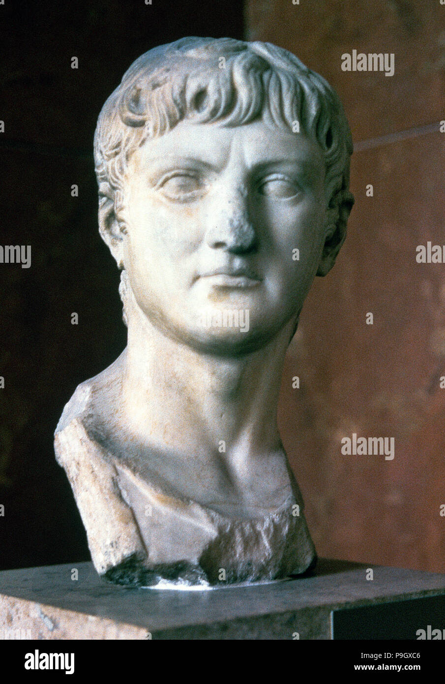 Germanicus (Julius Caesar Augustus und Tiberius Claudius Nero (15 a.C. - 19d. v. Chr.), römischer General. Stockfoto