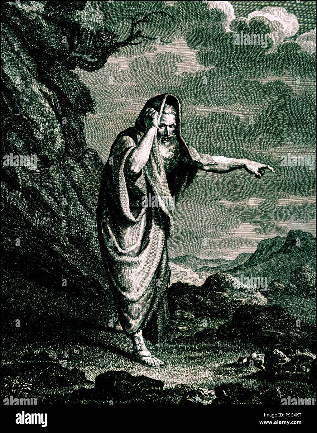 Heraklit von Ephesus, Griechischer Philosoph. Stockfoto